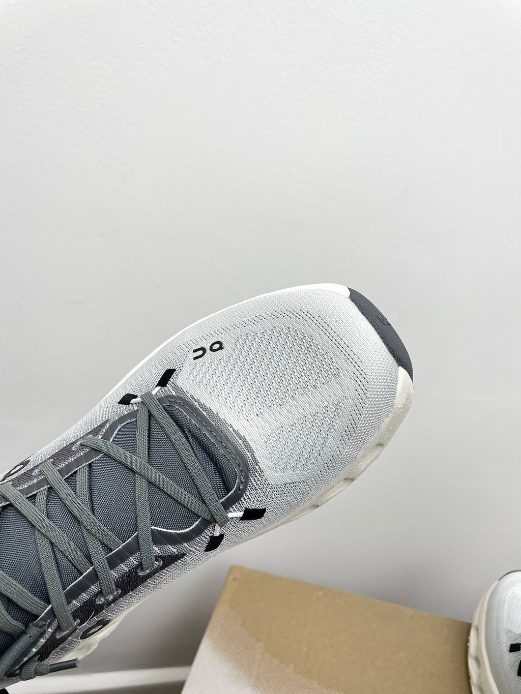 LOEWE 26S CLOUDTILT SNEAKER IN LIGHT GREY RECYCLED POLYESTER