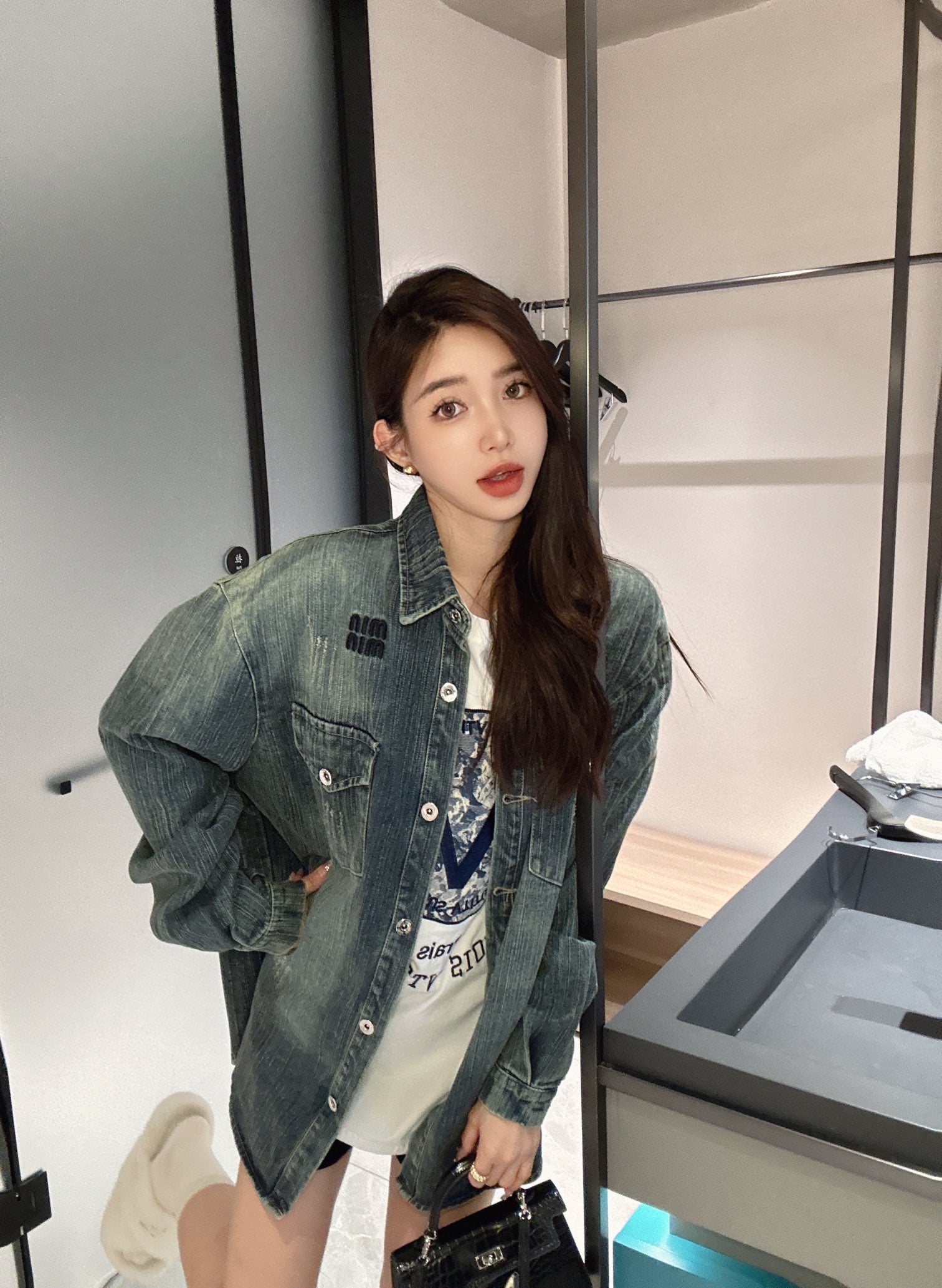 MIUMIU DENIM JACKET STYLE 176