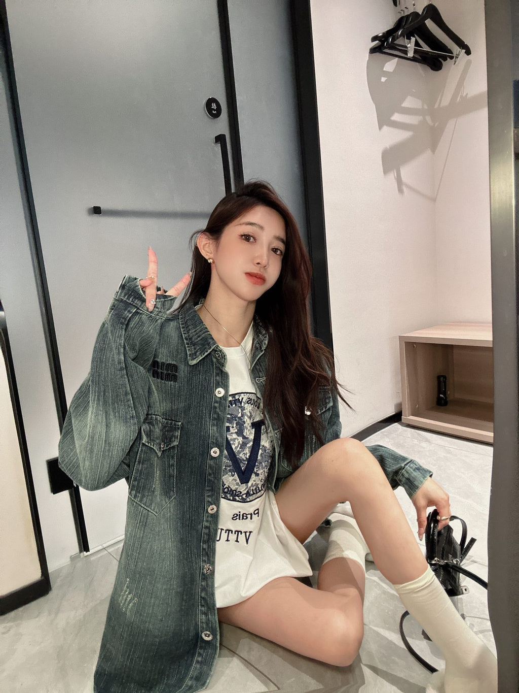 MIUMIU DENIM JACKET STYLE 176
