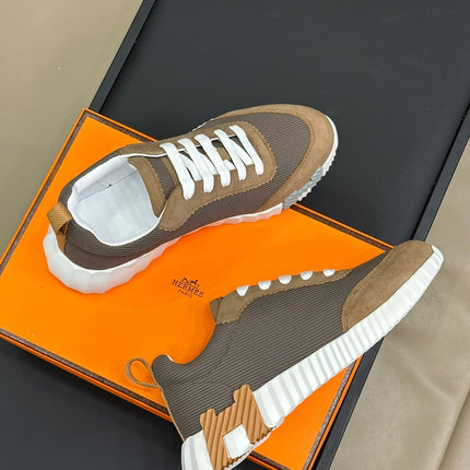 BOUNCING SNEAKERS BROWN CALFSKIN