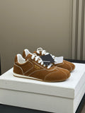 PRADA 25S SNEAKER IN BROWN SUEDE STYLE 8
