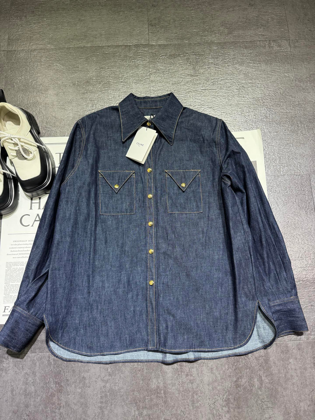 CELINE 26S DENIM SHIRT 382
