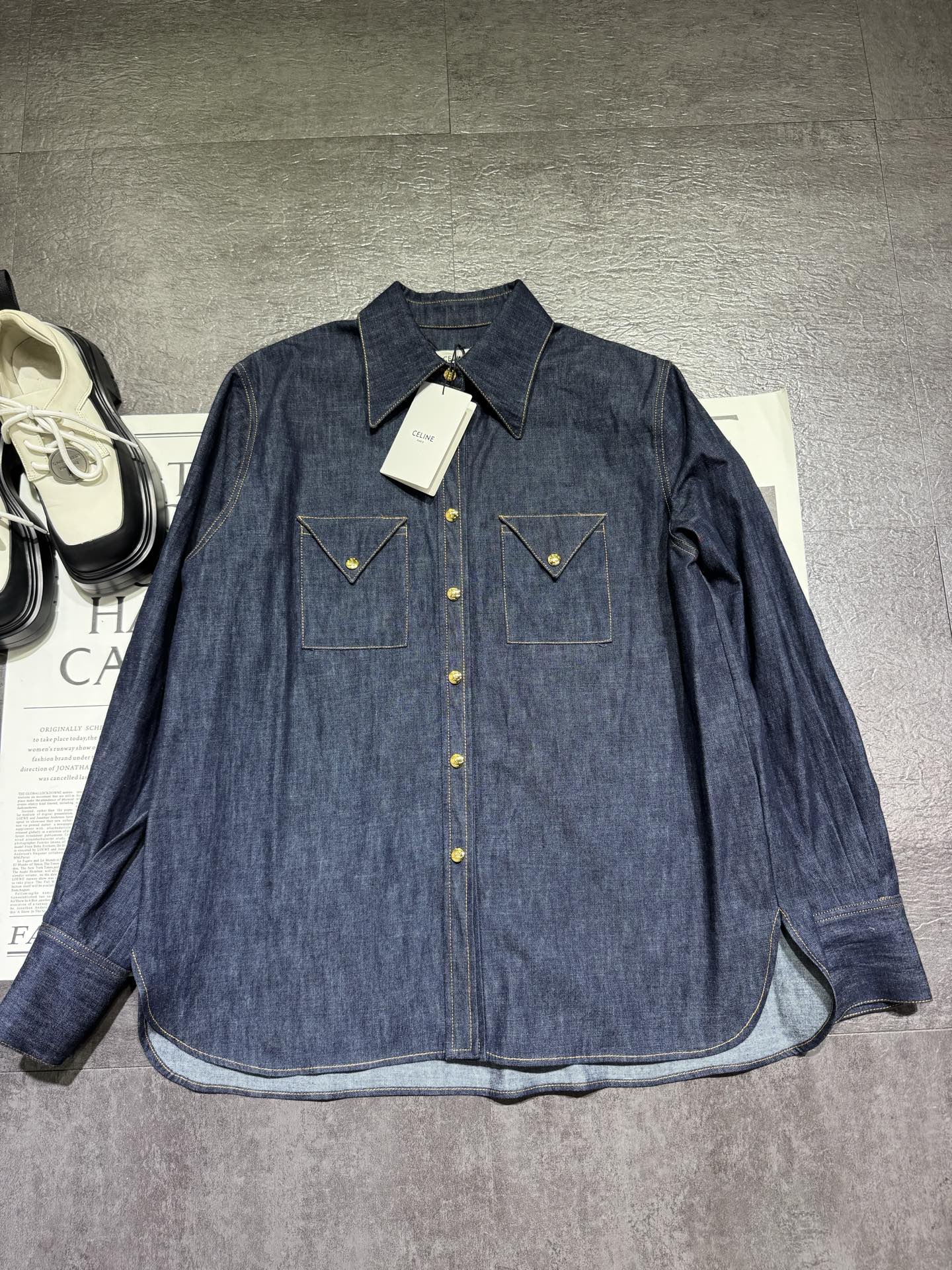 CELINE 26S DENIM SHIRT 382