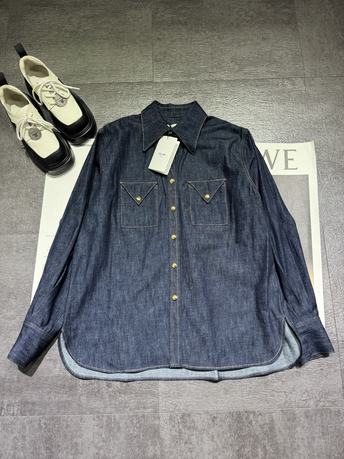 CELINE 26S DENIM SHIRT 382