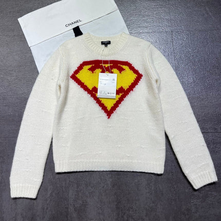 CHANEL 26S LONG SLEEVE CREWNECK KNIT SWEATER 1545