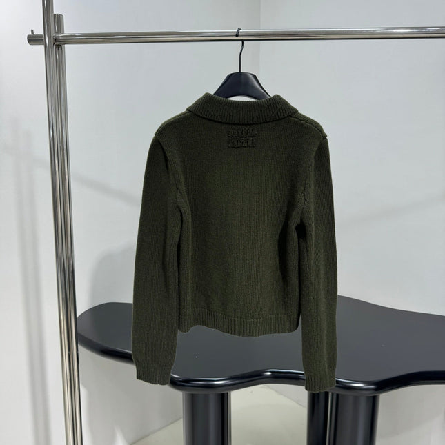 MIUMIU POLO KNIT CARDIGAN STYLE 502