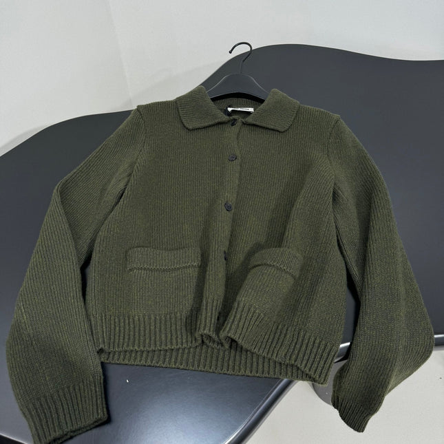 MIUMIU POLO KNIT CARDIGAN STYLE 502
