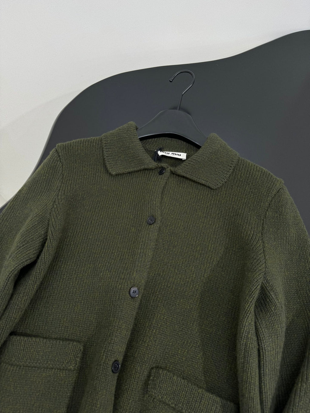 MIUMIU POLO KNIT CARDIGAN STYLE 502