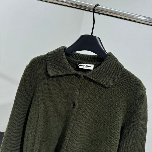 MIUMIU POLO KNIT CARDIGAN STYLE 502
