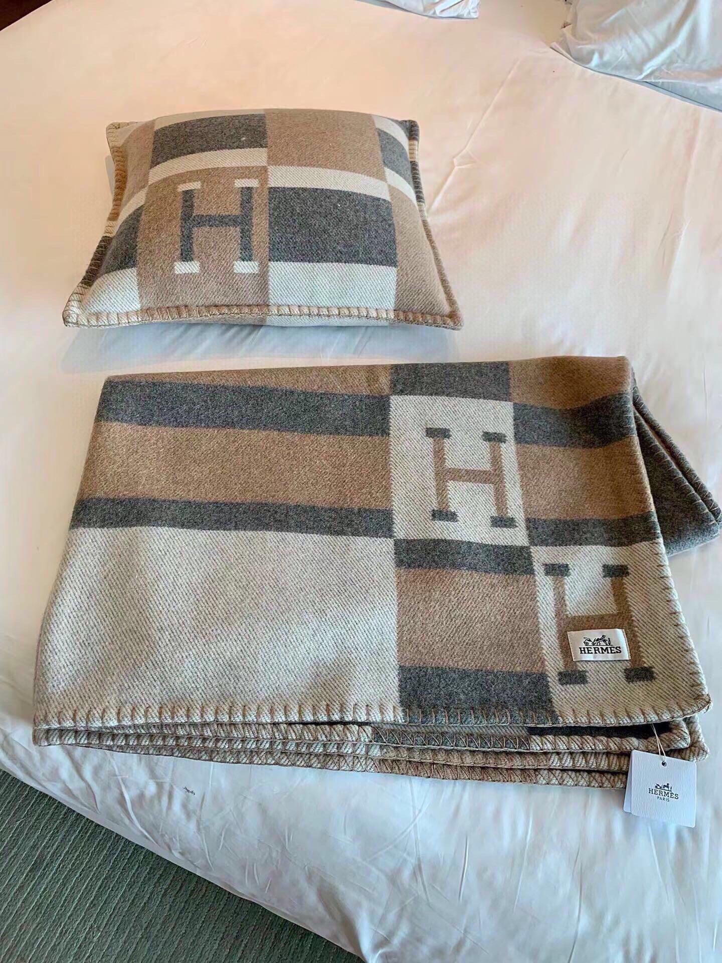 BLANKET 170 CM IN COLORFUL WOOL AND CASHMERE 118342