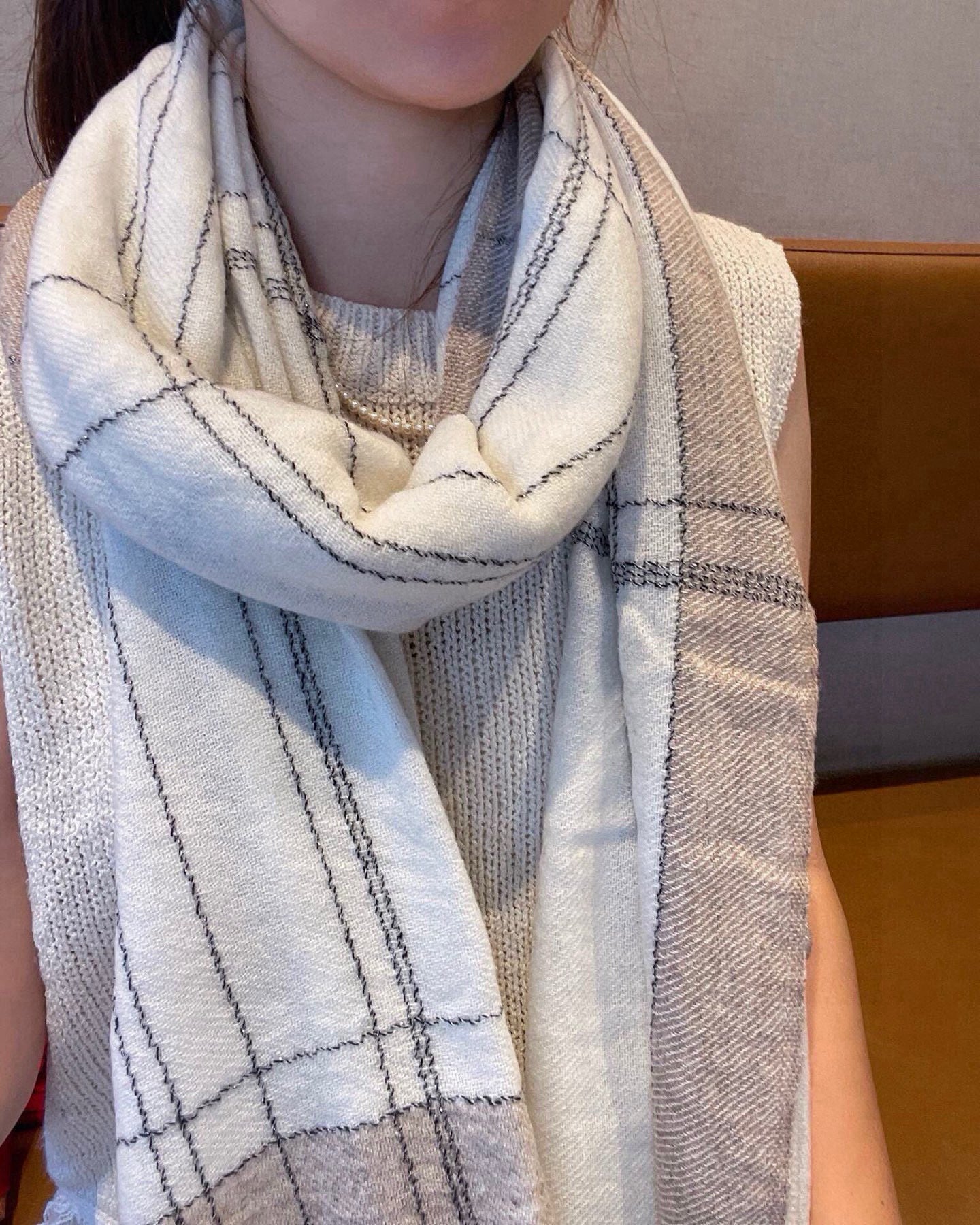 LOEWE 26S SCARF 190 IN CASHMERE 512979