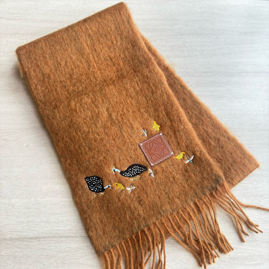 LOEWE 26S SCARF 185 IN MOHAIR WOOL 202491
