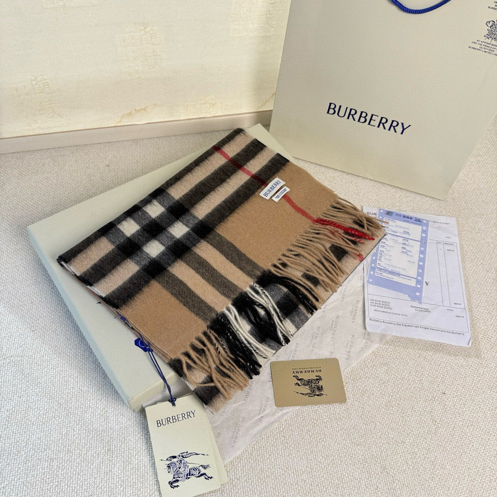 BURBERRY 26S SCARF 168CM IN CASHMERE 202516