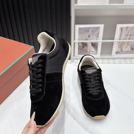 LP 26S WEEKENDER SNEAKERS IN BLACK SUEDE & TECHNICAL FABRIC