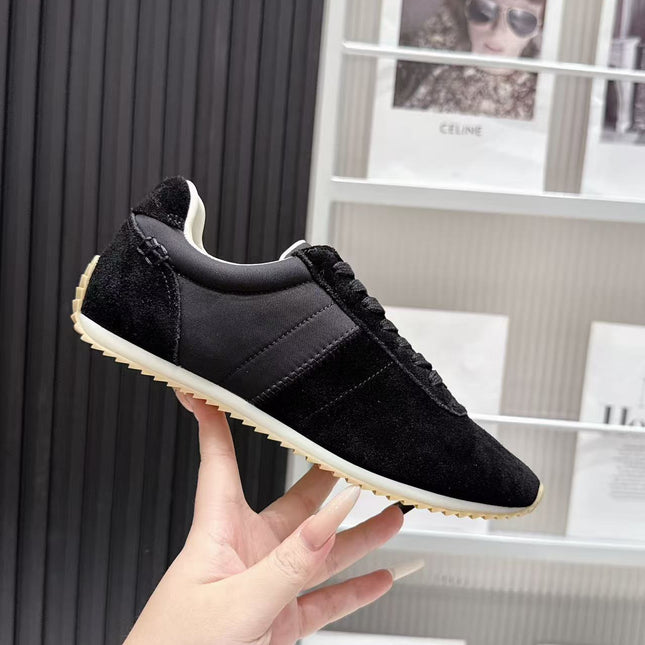 LP 26S WEEKENDER SNEAKERS IN BLACK SUEDE & TECHNICAL FABRIC