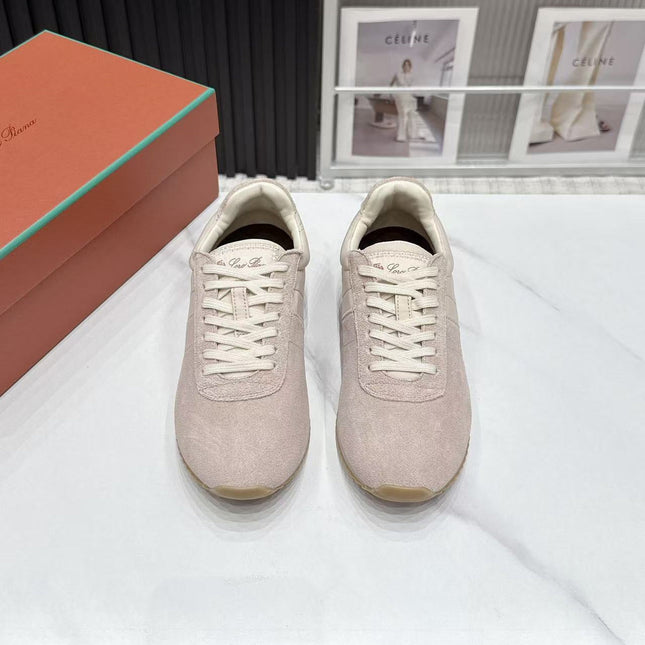 LP 26S WEEKENDER SNEAKERS IN BEIGE SUEDE & TECHNICAL FABRIC