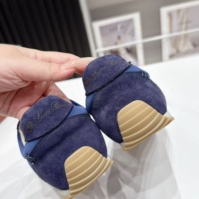 LP 26S WEEKENDER SNEAKERS IN NAVY BLUE SUEDE & TECHNICAL FABRIC