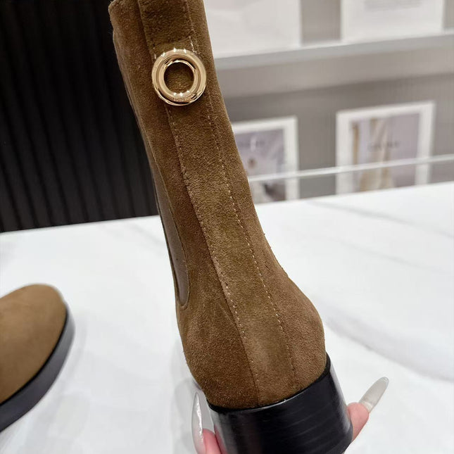 LP 26S CHELSEA BOOTS IN BROWN SUEDE
