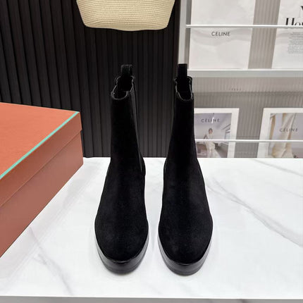 LP 26S CHELSEA BOOTS IN BLACK SUEDE
