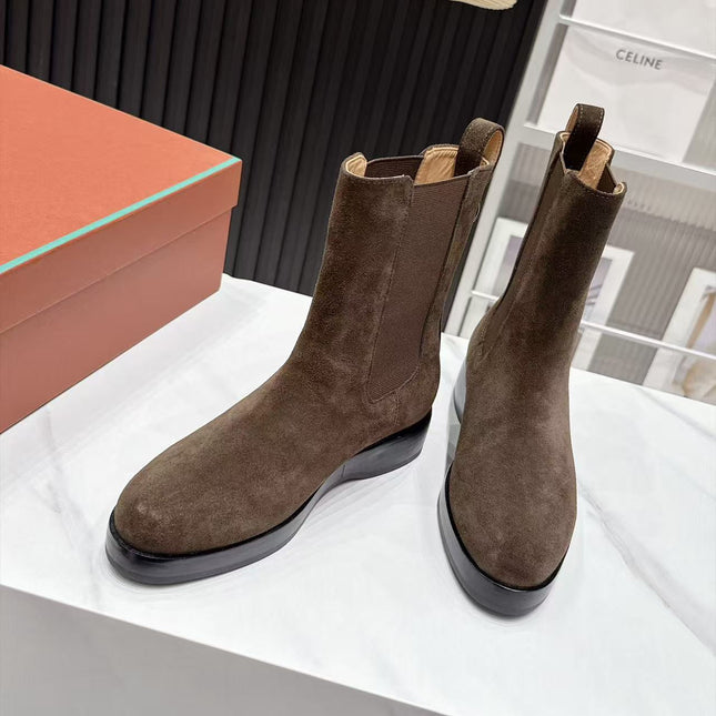 LP 26S CHELSEA BOOTS IN DARK BROWN SUEDE