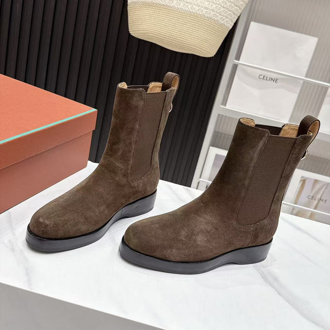 LP 26S CHELSEA BOOTS IN DARK BROWN SUEDE