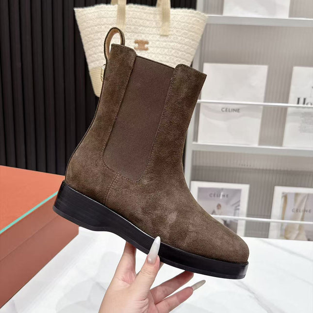 LP 26S CHELSEA BOOTS IN DARK BROWN SUEDE