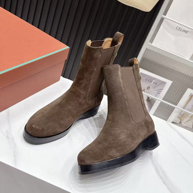 LP 26S CHELSEA BOOTS IN DARK BROWN SUEDE