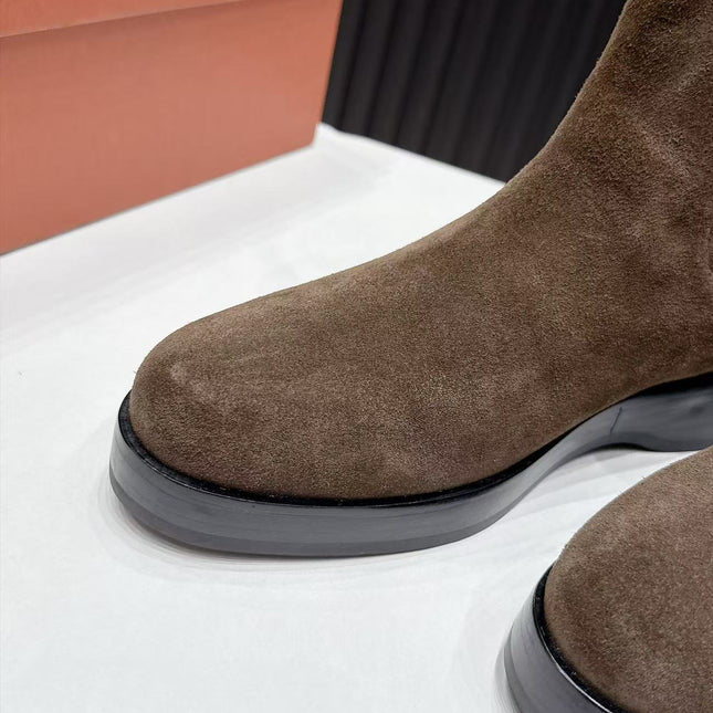 LP 26S CHELSEA BOOTS IN DARK BROWN SUEDE