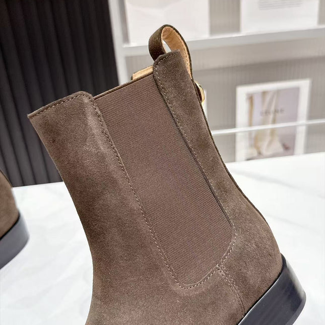 LP 26S CHELSEA BOOTS IN DARK BROWN SUEDE
