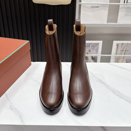 LP 26S CHELSEA BOOTS IN DARK BROWN CALFSKIN