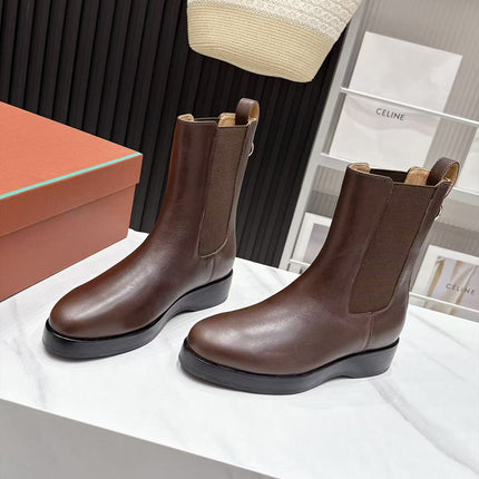 LP 26S CHELSEA BOOTS IN DARK BROWN CALFSKIN