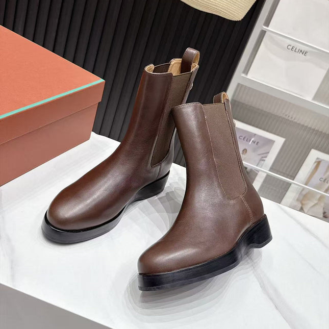 LP 26S CHELSEA BOOTS IN DARK BROWN CALFSKIN