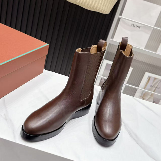 LP 26S CHELSEA BOOTS IN DARK BROWN CALFSKIN