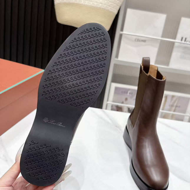 LP 26S CHELSEA BOOTS IN DARK BROWN CALFSKIN