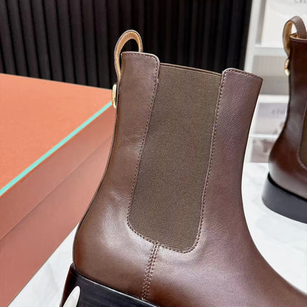 LP 26S CHELSEA BOOTS IN DARK BROWN CALFSKIN