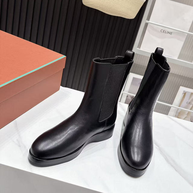 LP 26S CHELSEA BOOTS IN BLACK CALFSKIN