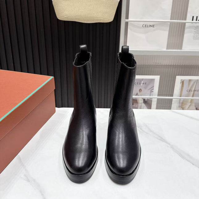 LP 26S CHELSEA BOOTS IN BLACK CALFSKIN