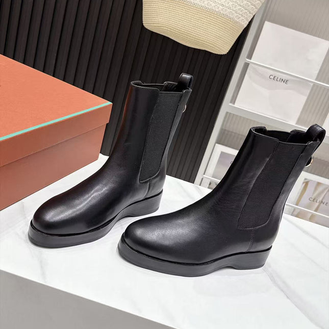 LP 26S CHELSEA BOOTS IN BLACK CALFSKIN