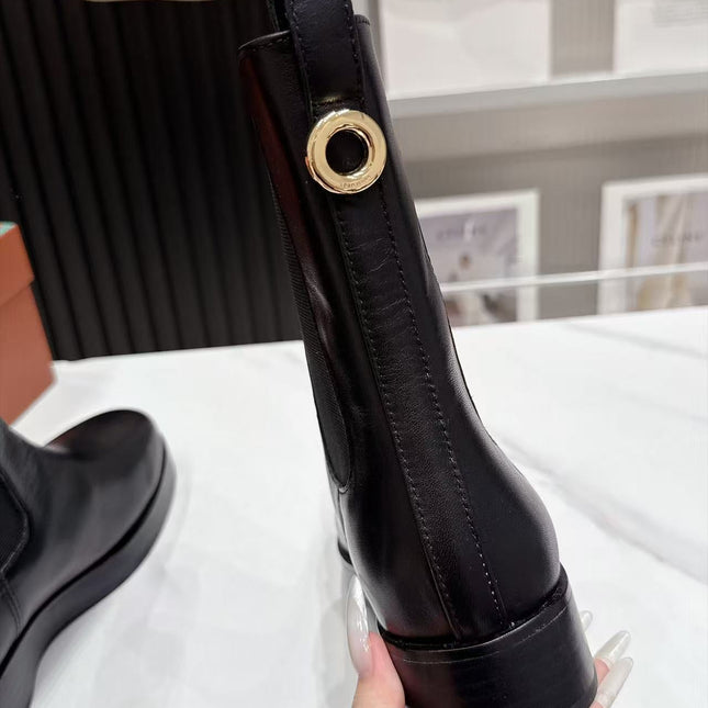 LP 26S CHELSEA BOOTS IN BLACK CALFSKIN
