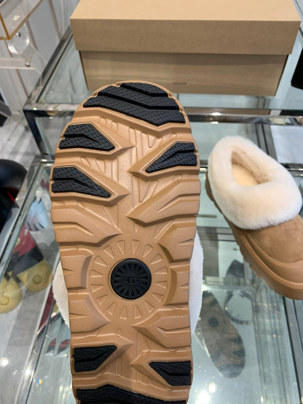 SNOW BOOT IN CIDER BROWN SUEDE AND CALFSKIN