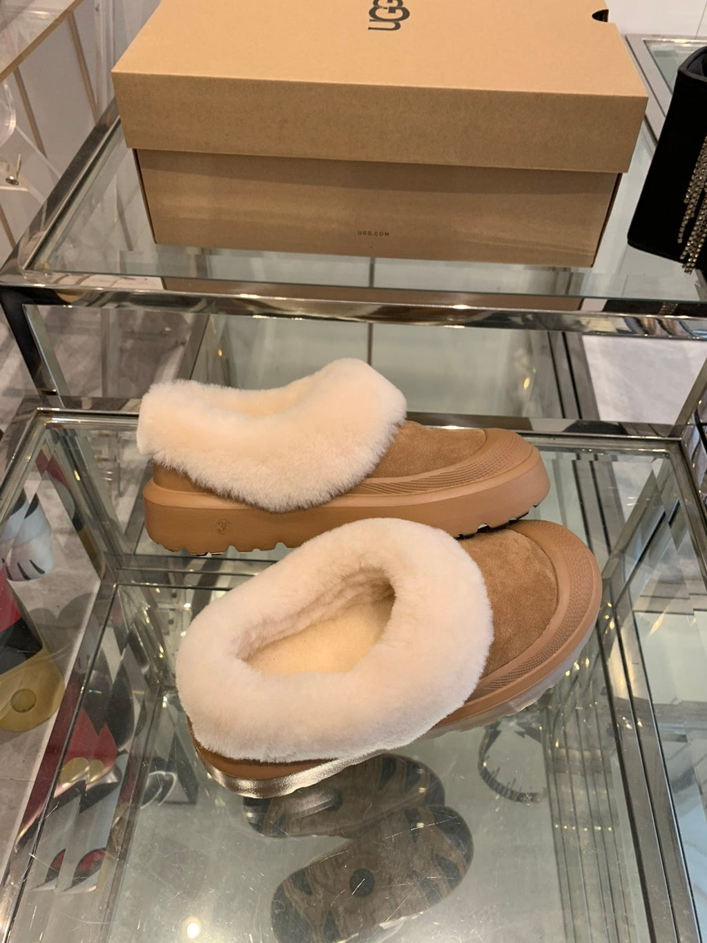 SNOW BOOT IN CIDER BROWN SUEDE AND CALFSKIN
