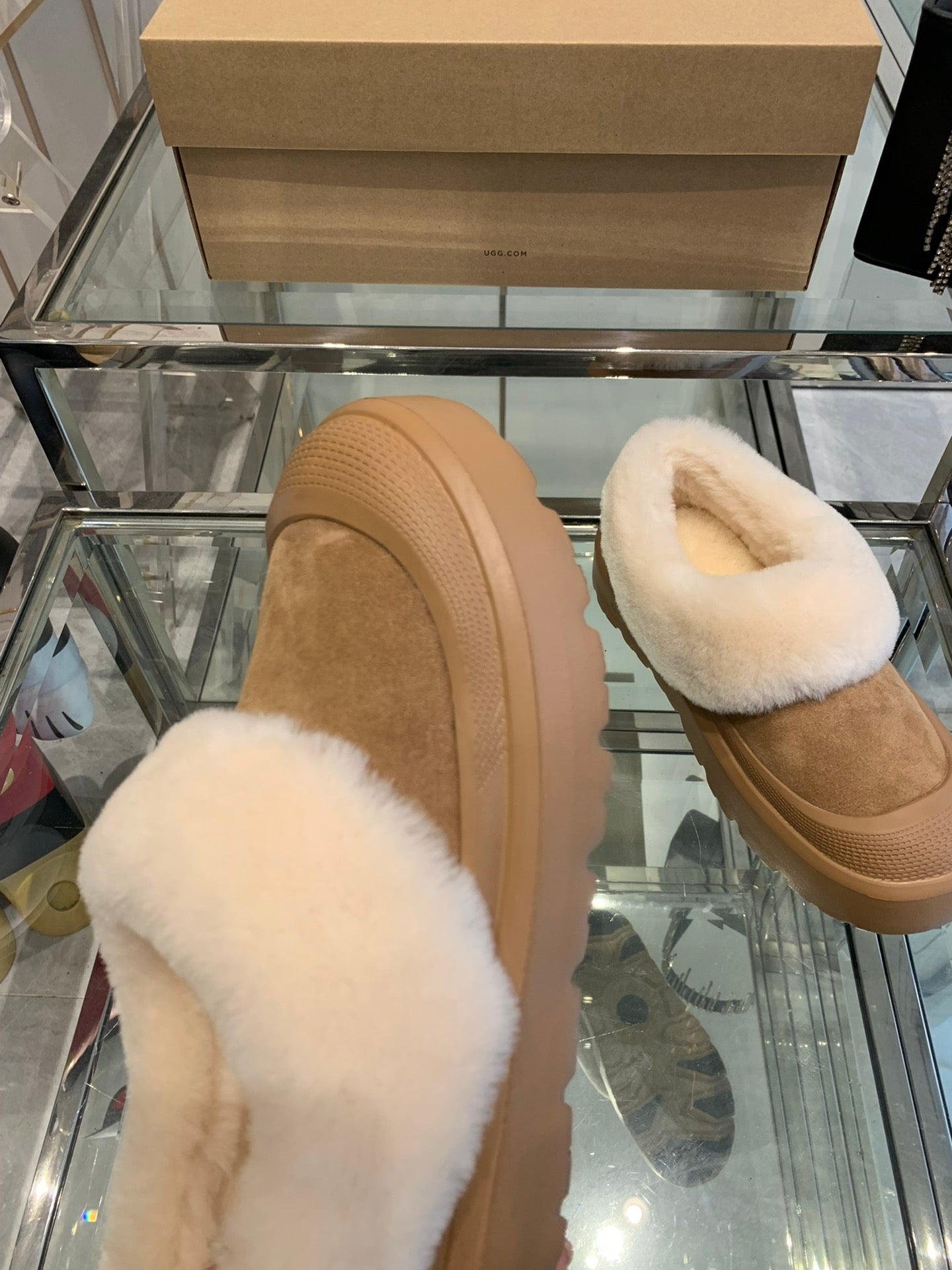 SNOW BOOT IN CIDER BROWN SUEDE AND CALFSKIN