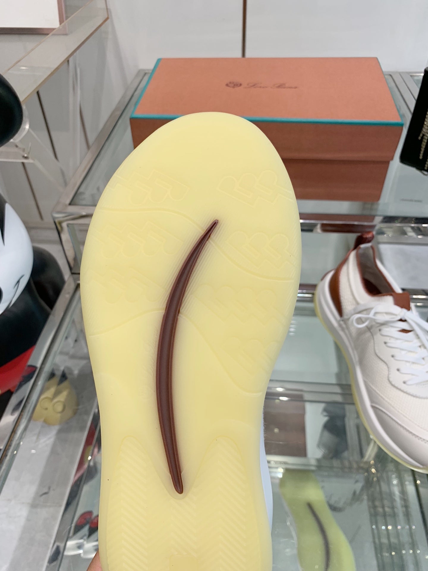 SNEAKER IN WHITE CANVAS MIX SUEDE WITH LAMBSKIN