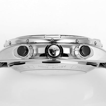 SUPER CHRONOMAT B01 44 CERAMIC BEZEL BLACK AND WHITE DIAL