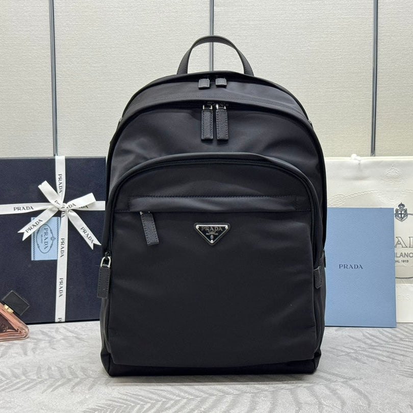 PRADA BACKPACK 43CM IN BLACK RE-NYLON