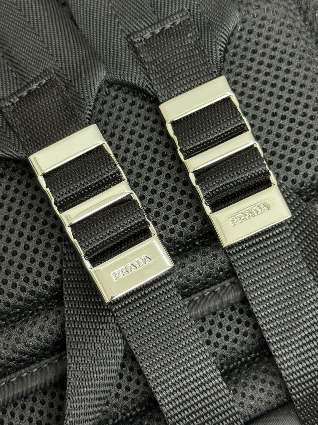 PRADA BACKPACK 43CM IN BLACK RE-NYLON
