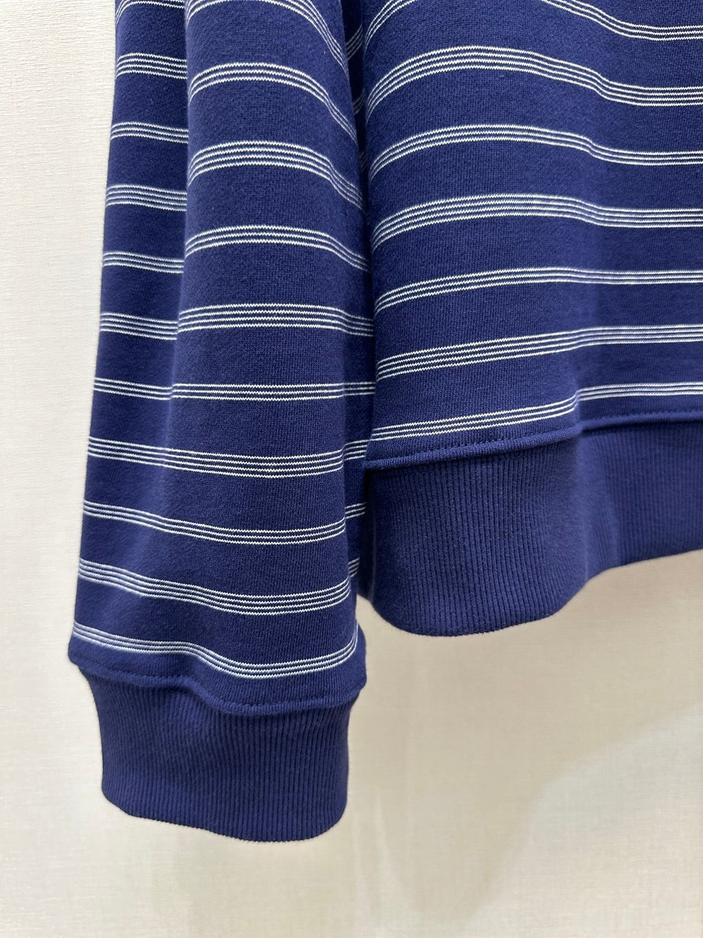 MIUMIU STRIPED ZIP POLO SHIRT STYLE 42