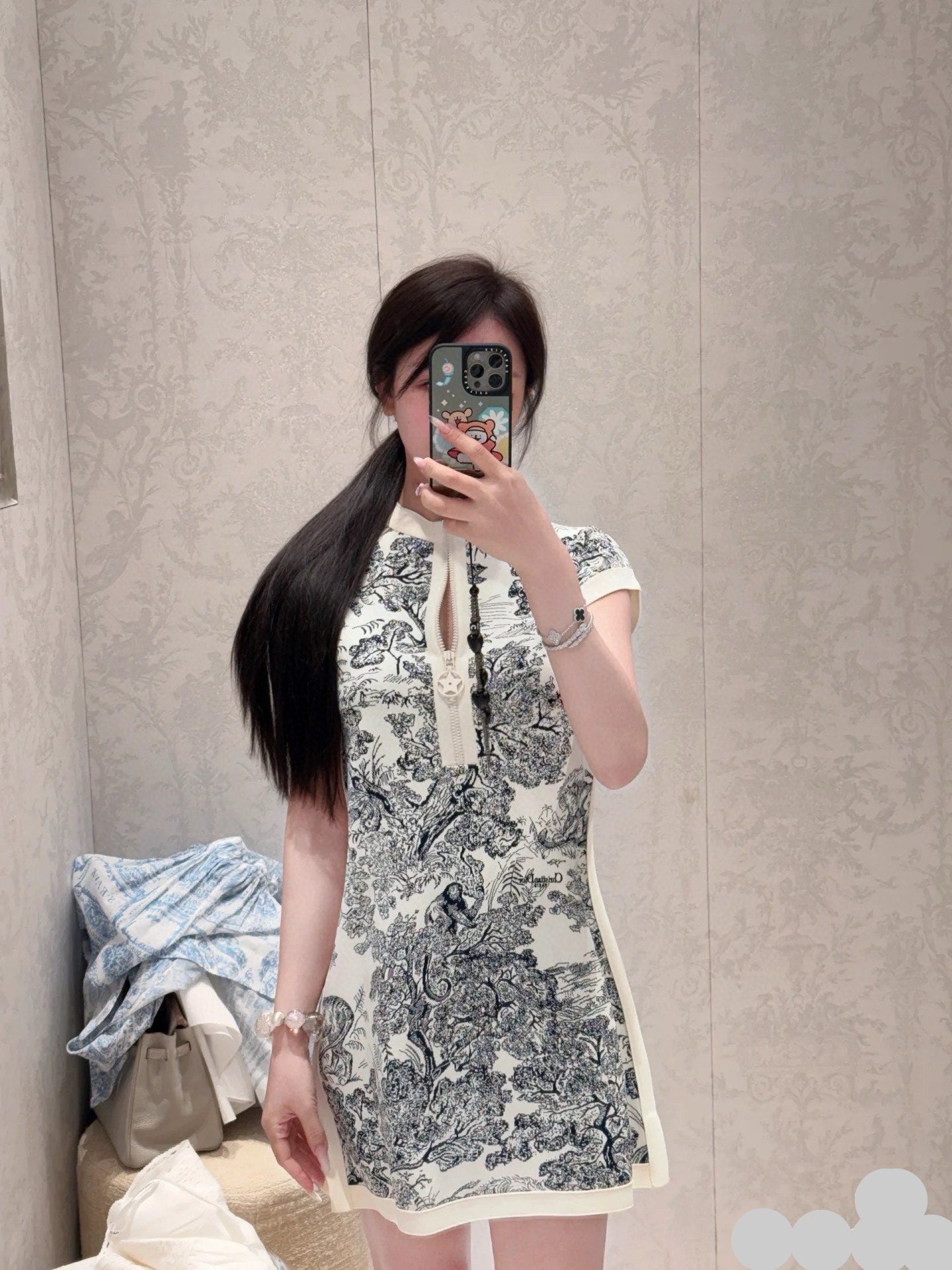 DIOR 25S PRINTED DRESS 700