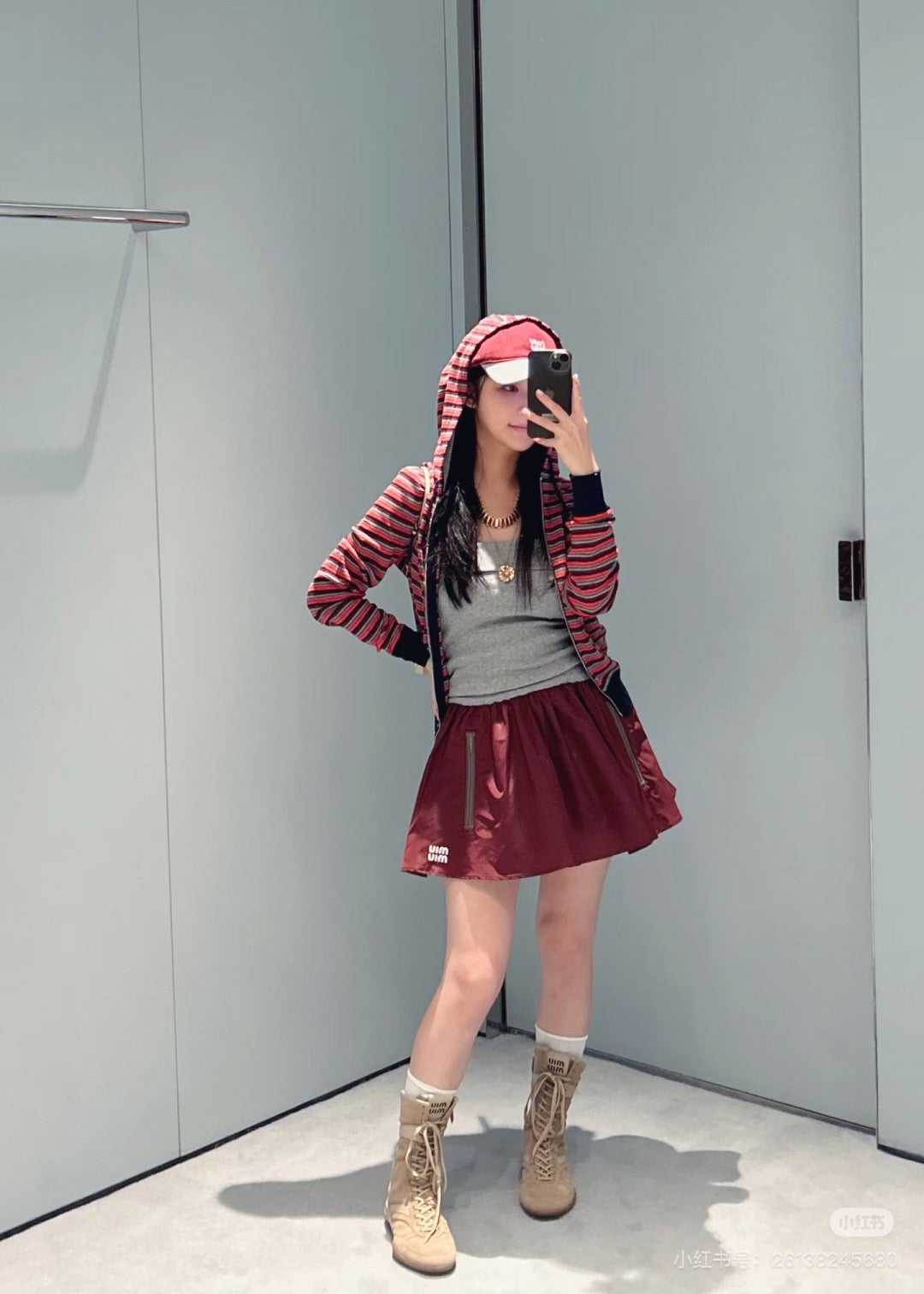 MIUMIU 26S HOODED JACKET 944