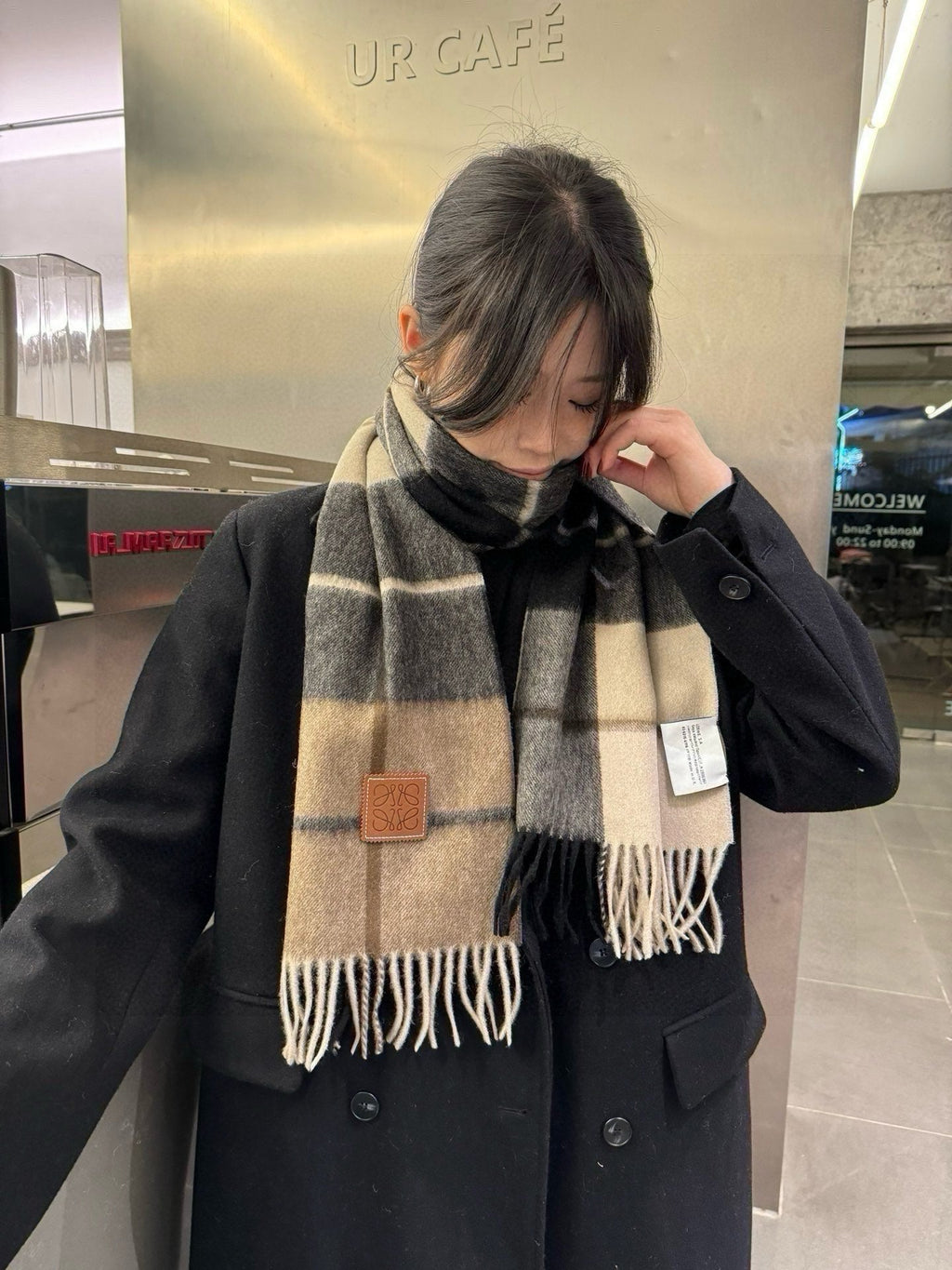 LOEWE 26S SCARF 180 IN CASHMERE 481050